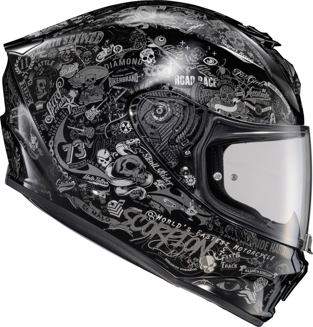Exo R330 Full Face Helmet Shake 2 Black 2x