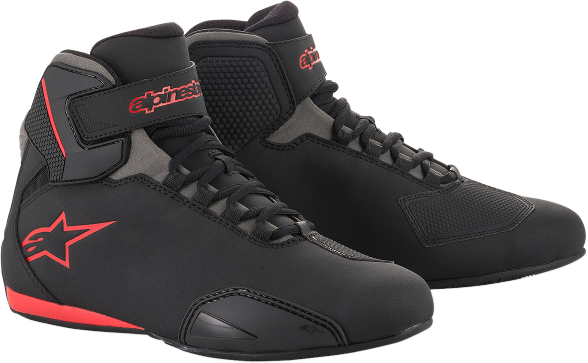 ALPINESTARS Sektor Shoes - Black/Gray/Red - US 9.5 / EU 42.5 251551813195
