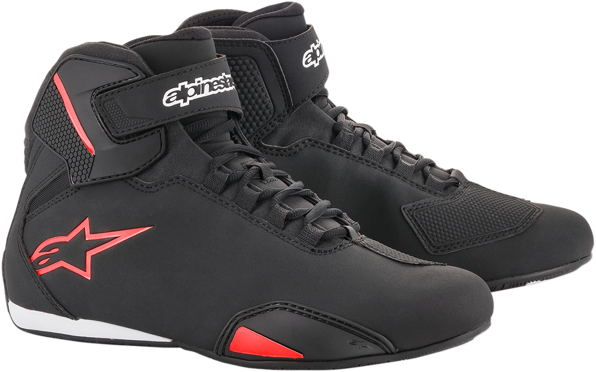 ALPINESTARS Sektor Shoes - Black/Red - US 6.5 / EU 38.5 2515518-13-6.5