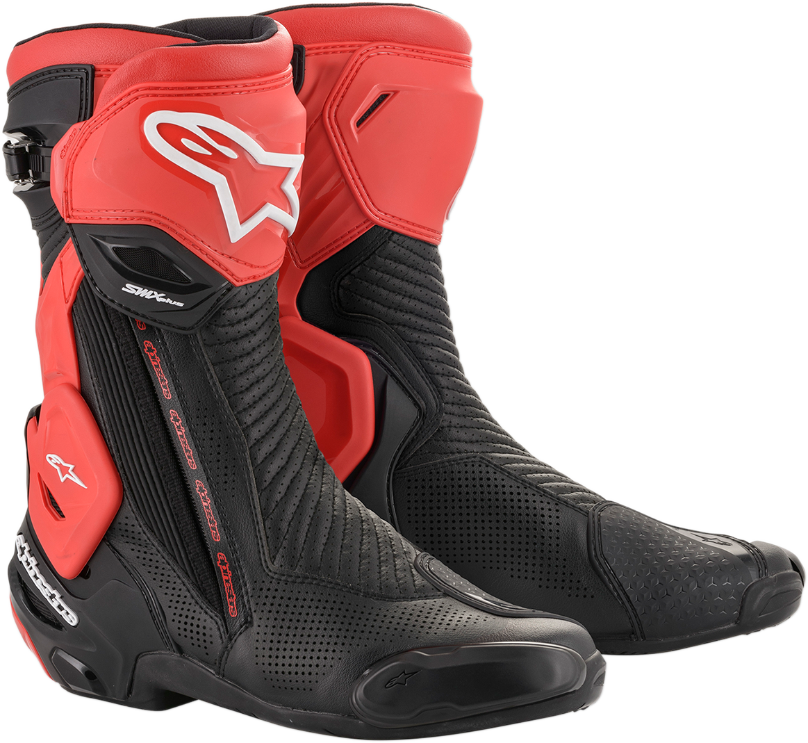 ALPINESTARS SMX Plus Vented Boots - Black/Red - US 7.5 / EU 41 2221119-13-41
