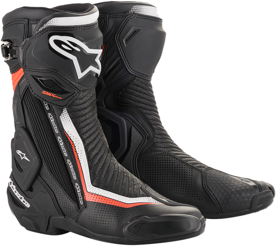 ALPINESTARS SMX Plus Vented Boots - Black/White/Red - US 5 / EU 38 2221119-1231-38