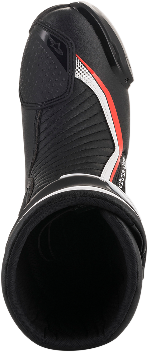 ALPINESTARS SMX Plus Boots - Black/White/Red Fluorescent - US 6.5 / EU 40 2221019-1231-40