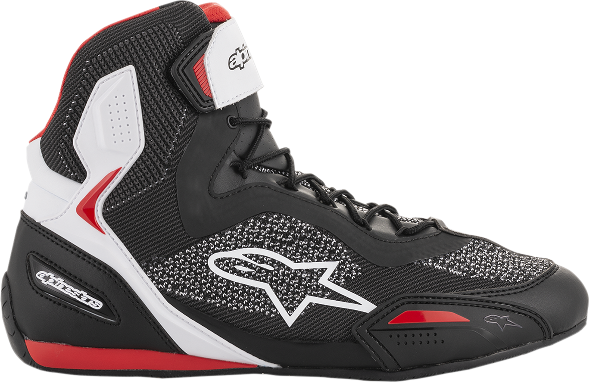 ALPINESTARS Faster-3 Rideknit? Shoes - Black/White/Red - US 10 / EU 43 2510319123-10