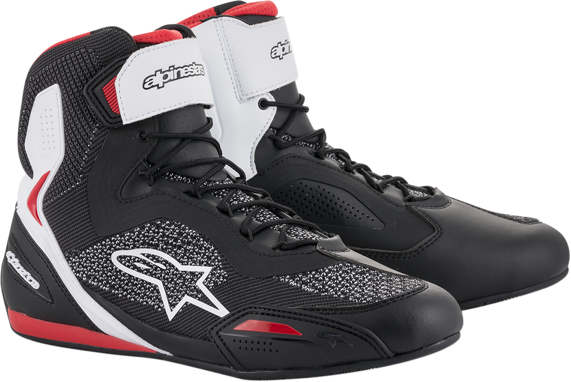 ALPINESTARS Faster-3 Rideknit? Shoes - Black/White/Red - US 10 / EU 43 2510319123-10
