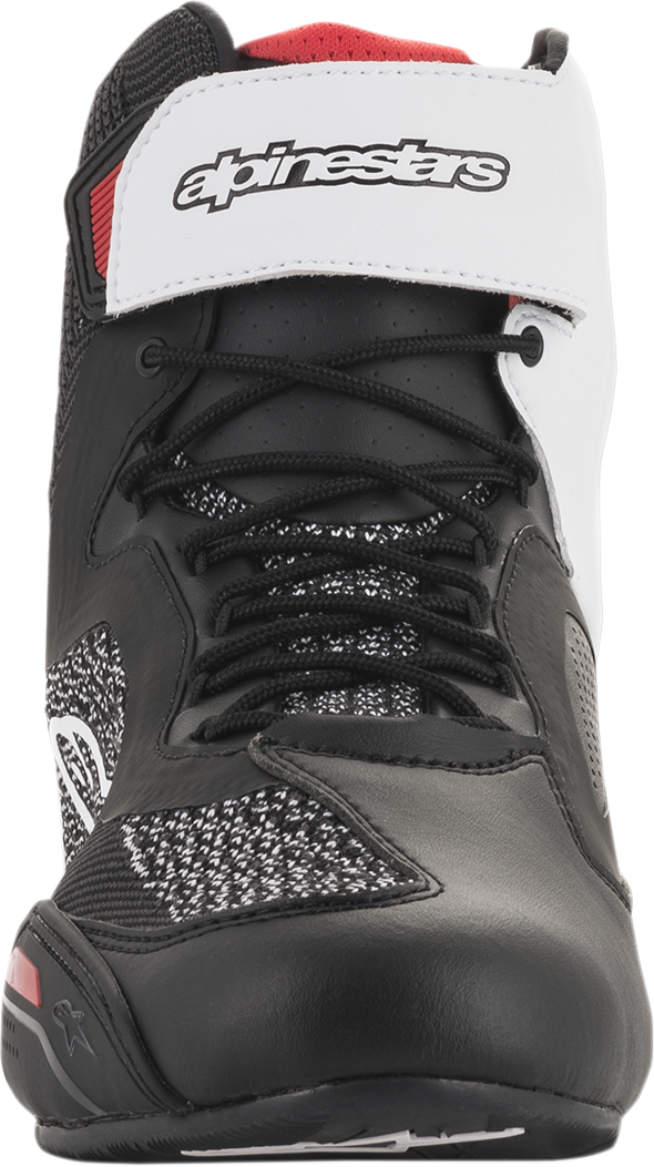 ALPINESTARS Faster-3 Rideknit? Shoes - Black/White/Red - US 10 / EU 43 2510319123-10