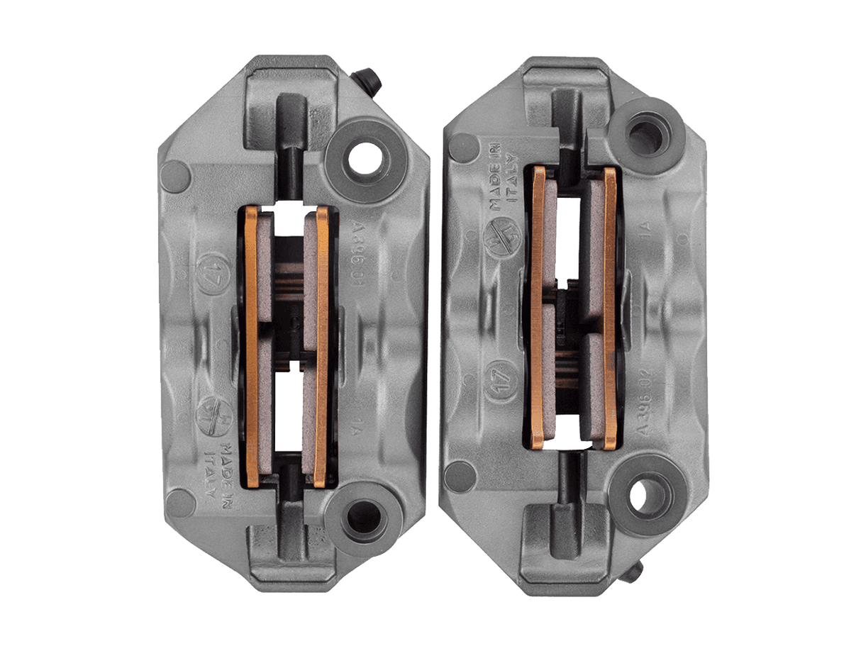 Brembo M4 Monobloc Front Caliper Set – 100mm Radial Mount (Titanium)