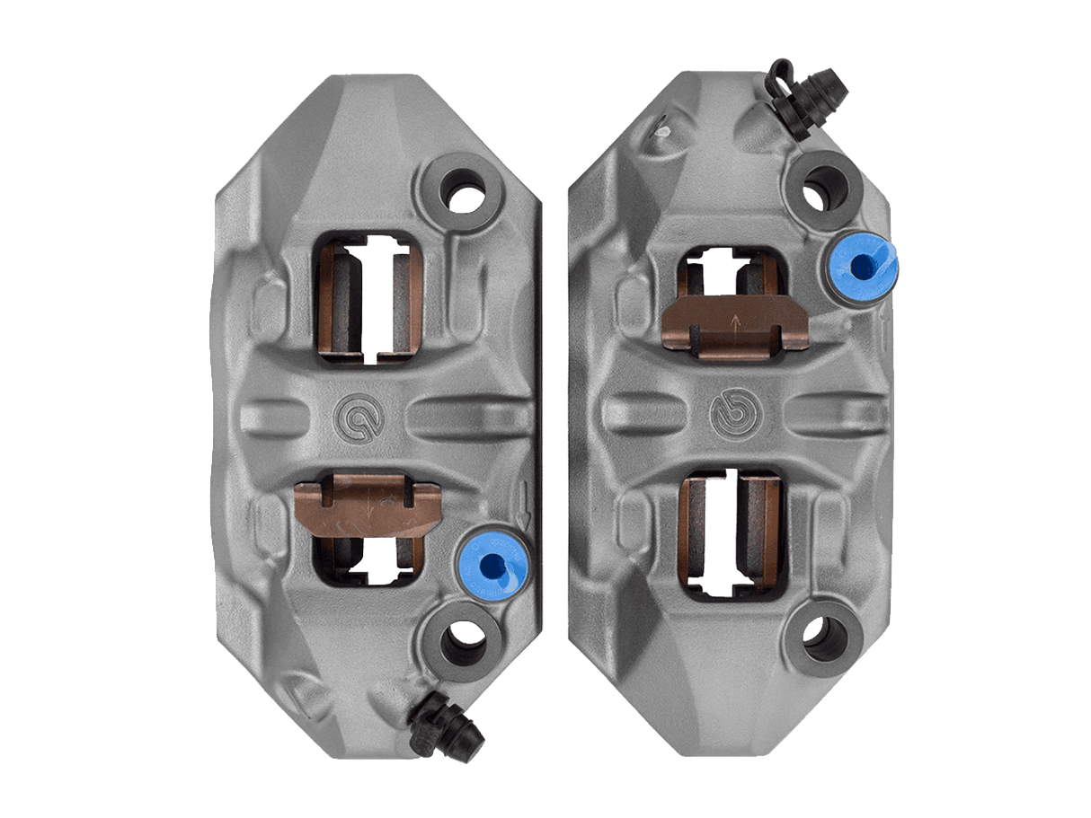 Brembo M4 Monobloc Front Caliper Set – 100mm Radial Mount (Titanium)