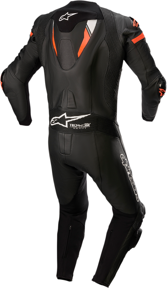 ALPINESTARS Missile Ignition v2 1-Piece Leather Suit - Black/Red Fluo - US 36 / EU 46 3150222-1030-46