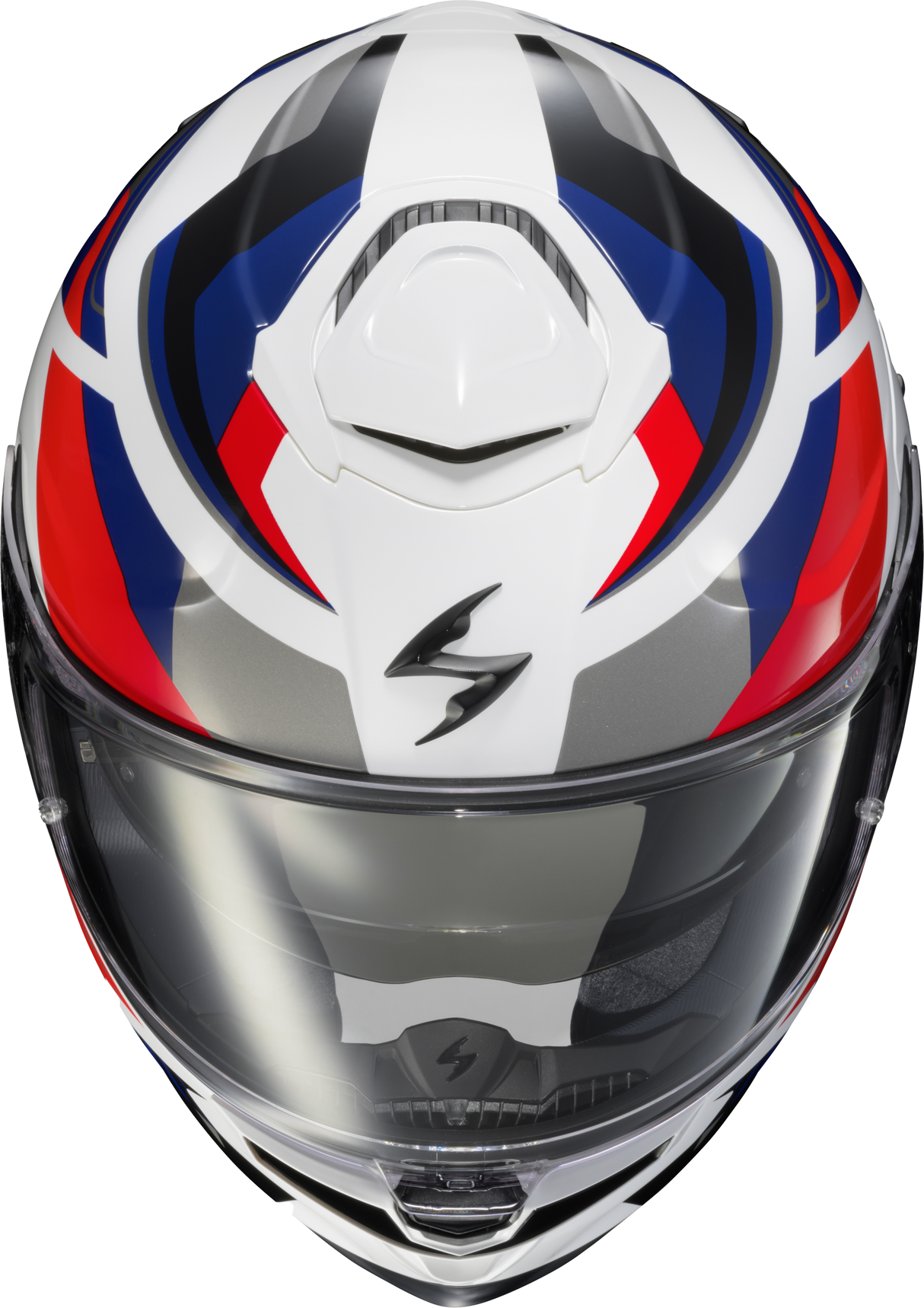 Exo Eclipse Full Face Helmet Lunar White/Red/Blue 2x