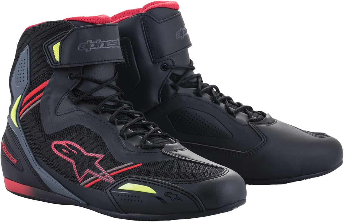 ALPINESTARS Faster-3 Rideknit? Shoes - Black/Red/Yellow - US 7 / EU 39 25103191367