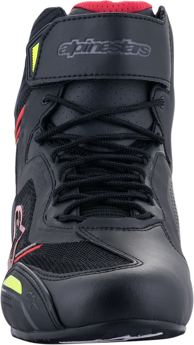ALPINESTARS Faster-3 Rideknit? Shoes - Black/Red/Yellow - US 7 / EU 39 25103191367