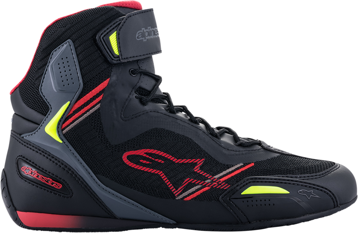 ALPINESTARS Faster-3 Rideknit? Shoes - Black/Red/Yellow - US 7 / EU 39 25103191367