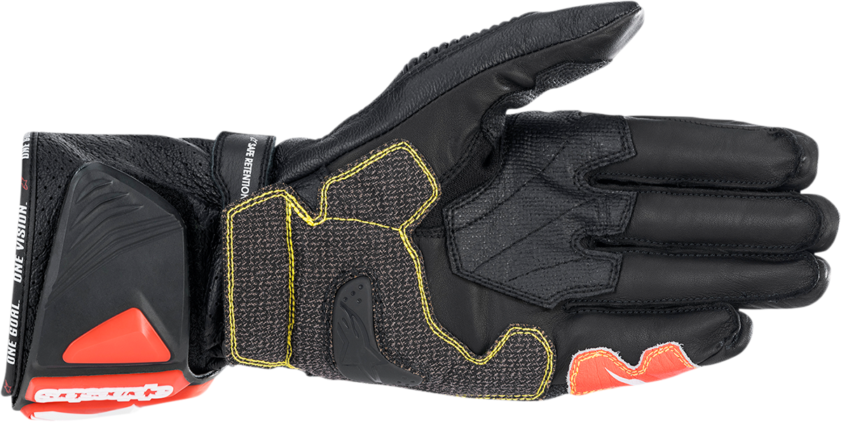 ALPINESTARS GP Tech V2 S Gloves - Black/White/Fluo Red - Small 3556422-1231-S