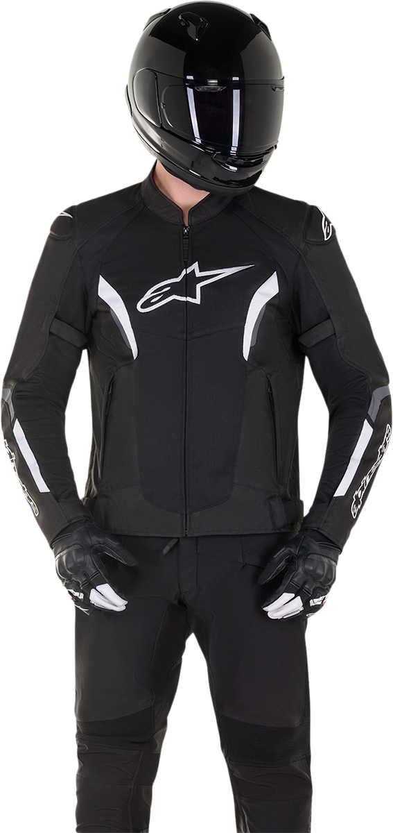 ALPINESTARS AST v2 Air Jacket - Black/White - Small 3306121-12-S