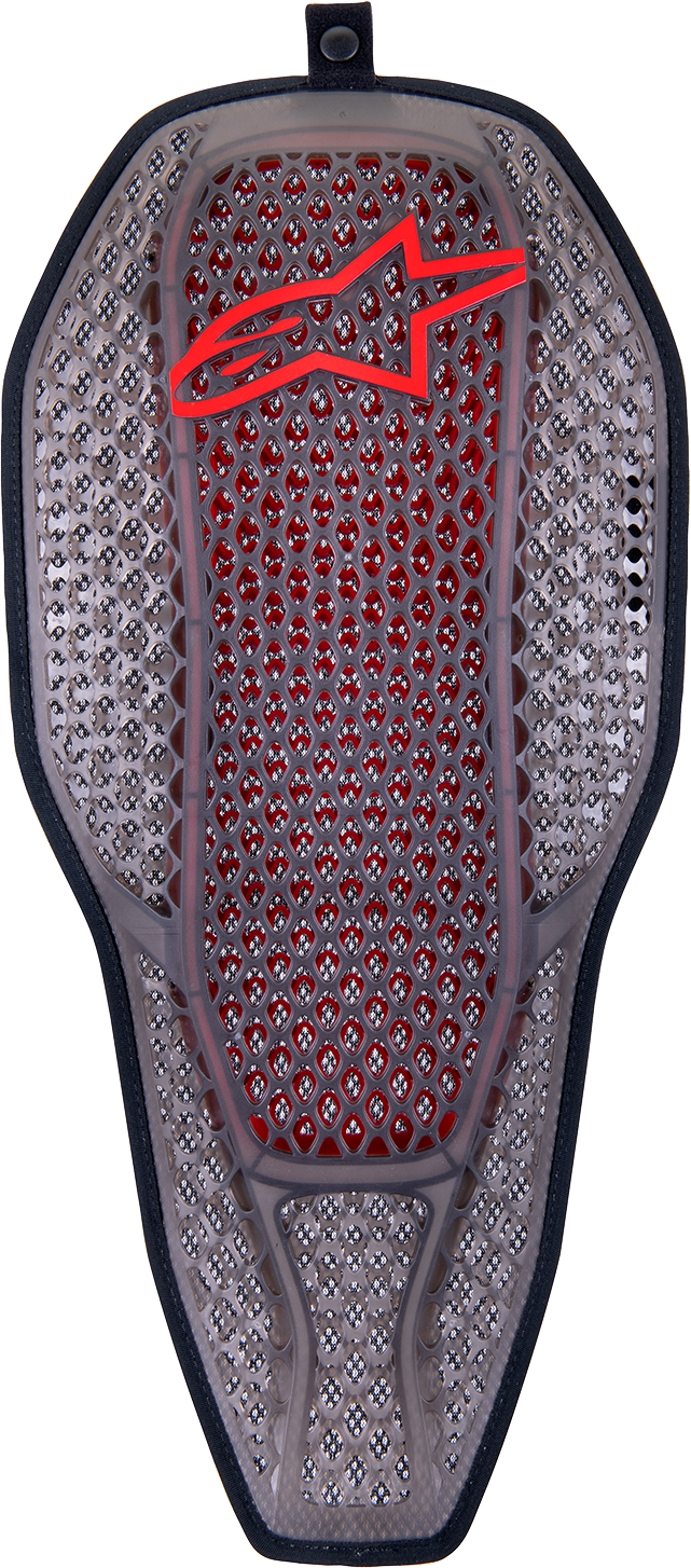 ALPINESTARS Nucleon Flex PROi Full Back Protector Insert - Transparent Smoke/Red - Small 6526323-003-S