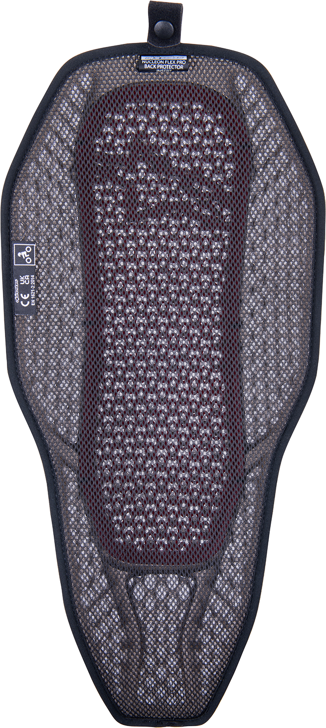 ALPINESTARS Nucleon Flex PROi Full Back Protector Insert - Transparent Smoke/Red - Small 6526323-003-S