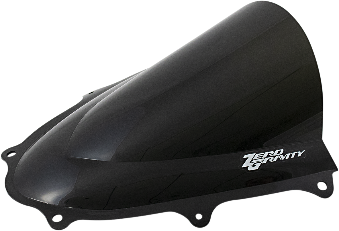 ZERO GRAVITY Double Bubble Windscreen - Dark Smoke - GSXR1000 16-115-19