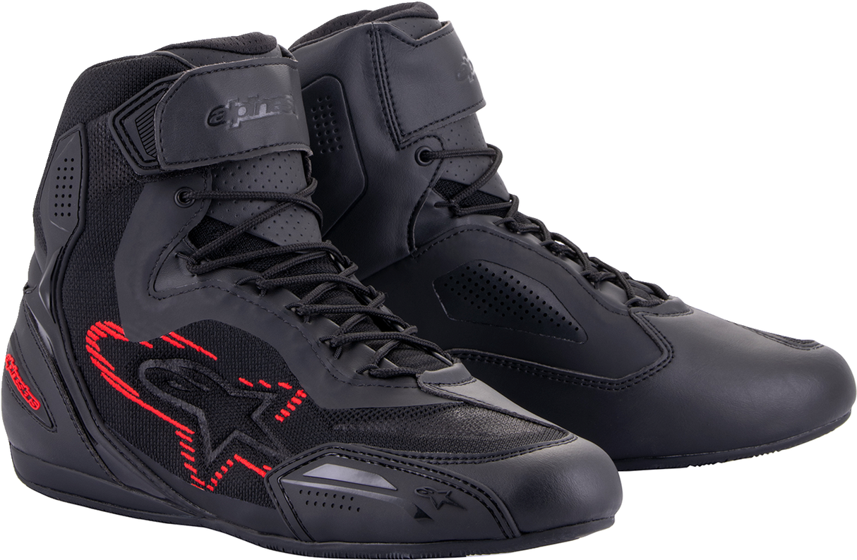 ALPINESTARS Faster-3 Rideknit? Shoes - Black/Gray/Red - US 11.5 25103191993-115