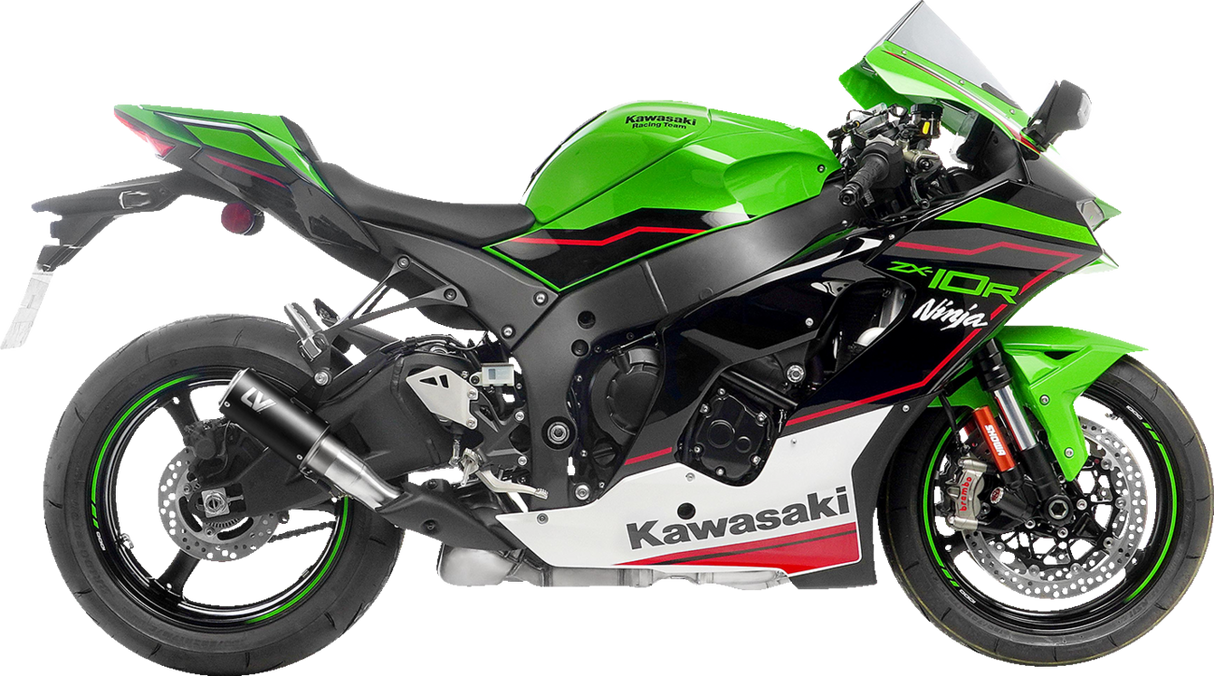 LEOVINCE LV Corsa Slip-On Muffler - Black 15406BU