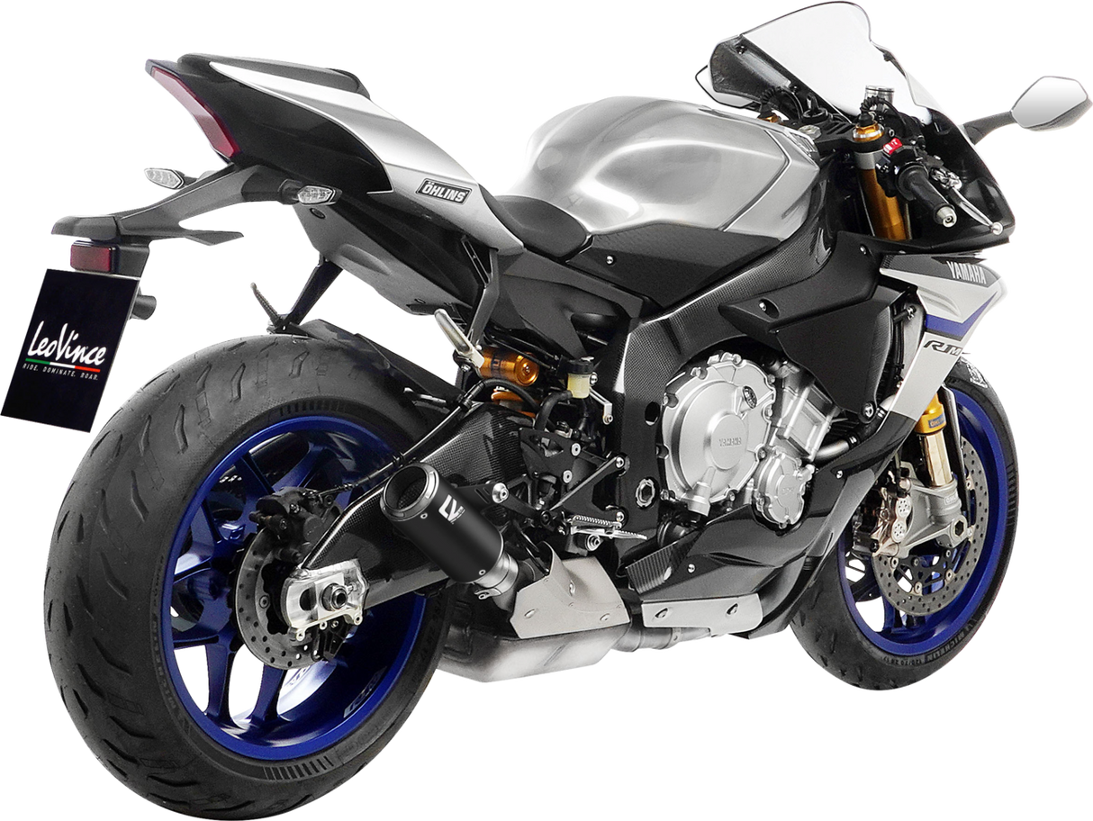 LEOVINCE LV Corsa Slip-On Muffler - Black Edition 15408BU