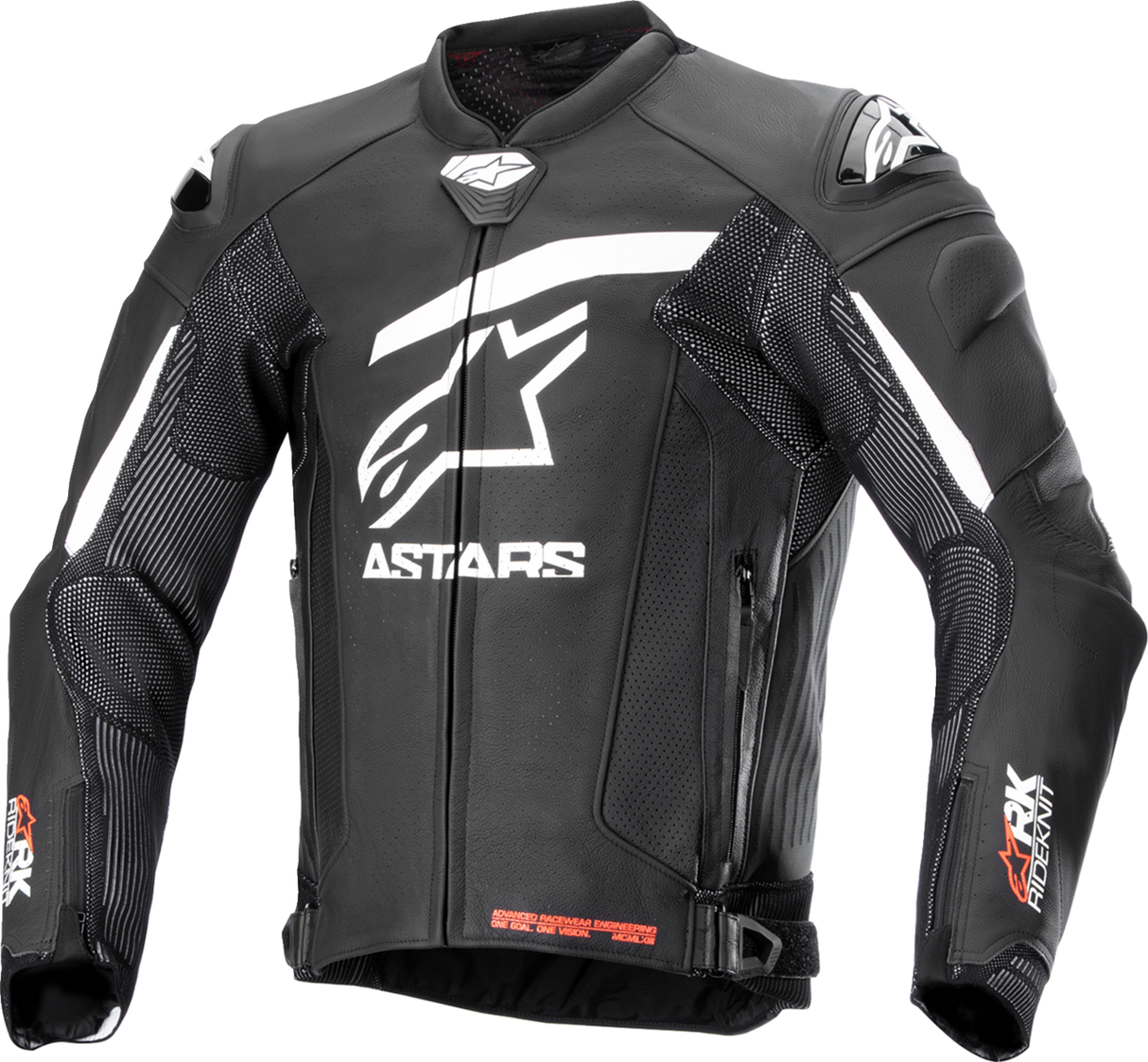ALPINESTARS GP Plus R v4 Rideknit? Leather Jacket - Black/White - US 38 / EU 48 3100324-12-48