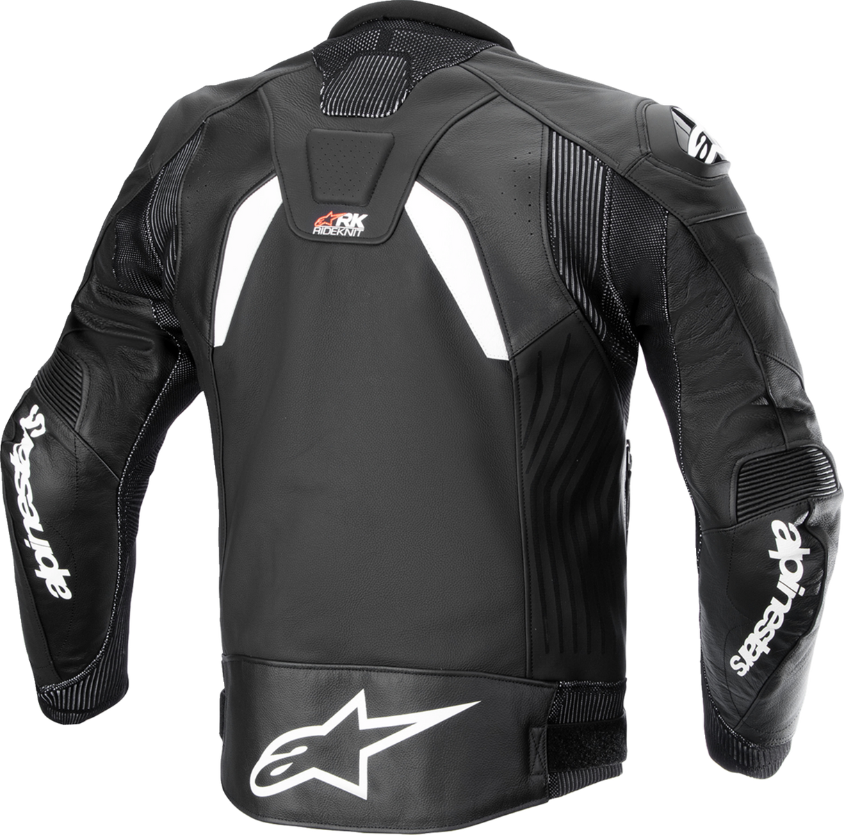 ALPINESTARS GP Plus R v4 Rideknit? Leather Jacket - Black/White - US 38 / EU 48 3100324-12-48