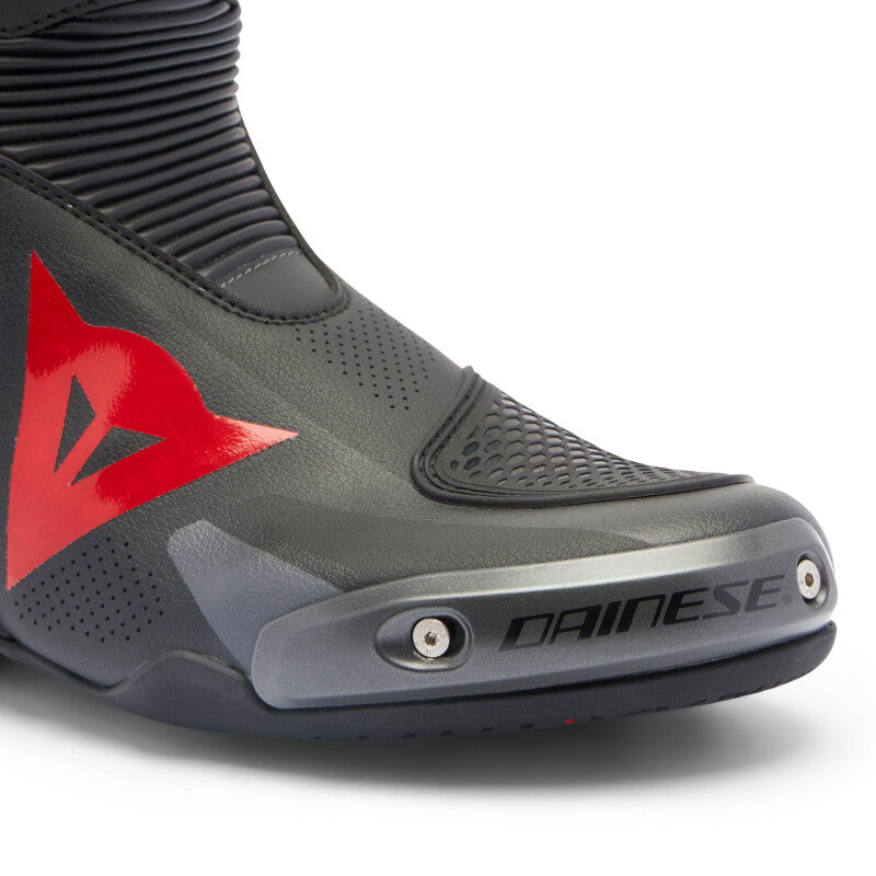 Dainese Axial 2 Air Boots Black/Black/Red Fluorescent Size - 39