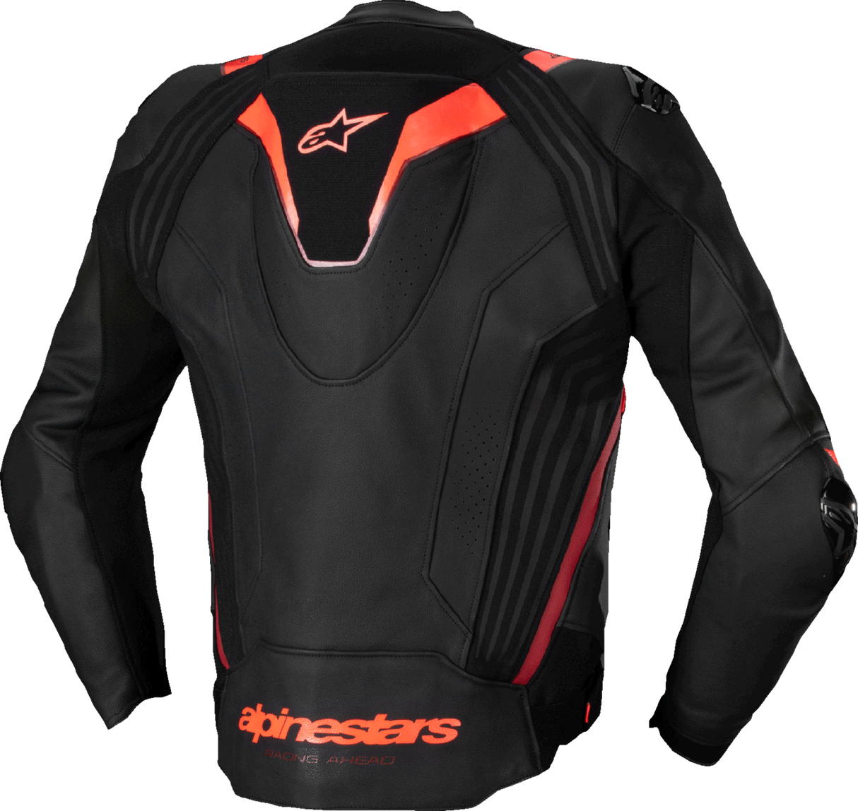 ALPINESTARS Missile v3 Ignition Leather Jacket - Black/Red Fluo/Dark Red - US 38 / EU 48 3100325-1365-48