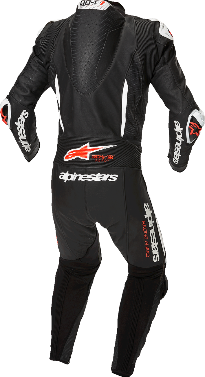 ALPINESTARS GP-R7 1-PC Leather Suit - Black/White/Red Fluo - US 38 / EU 48 3150125-1231-48