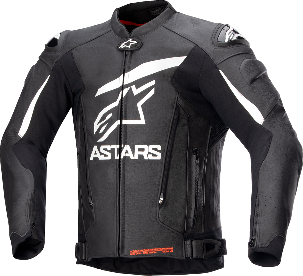 ALPINESTARS GP Plus v4 Leather Jacket - Black/White - US 38 / EU 48 3100524-12-48