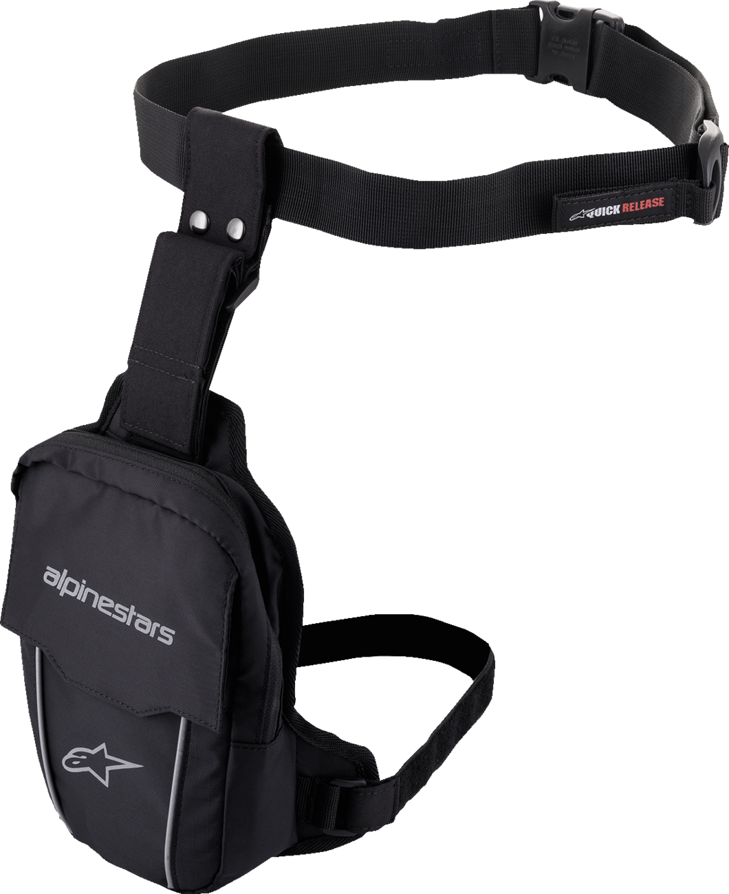 ALPINESTARS Thigh Bag - Black 6108121-1100-OS