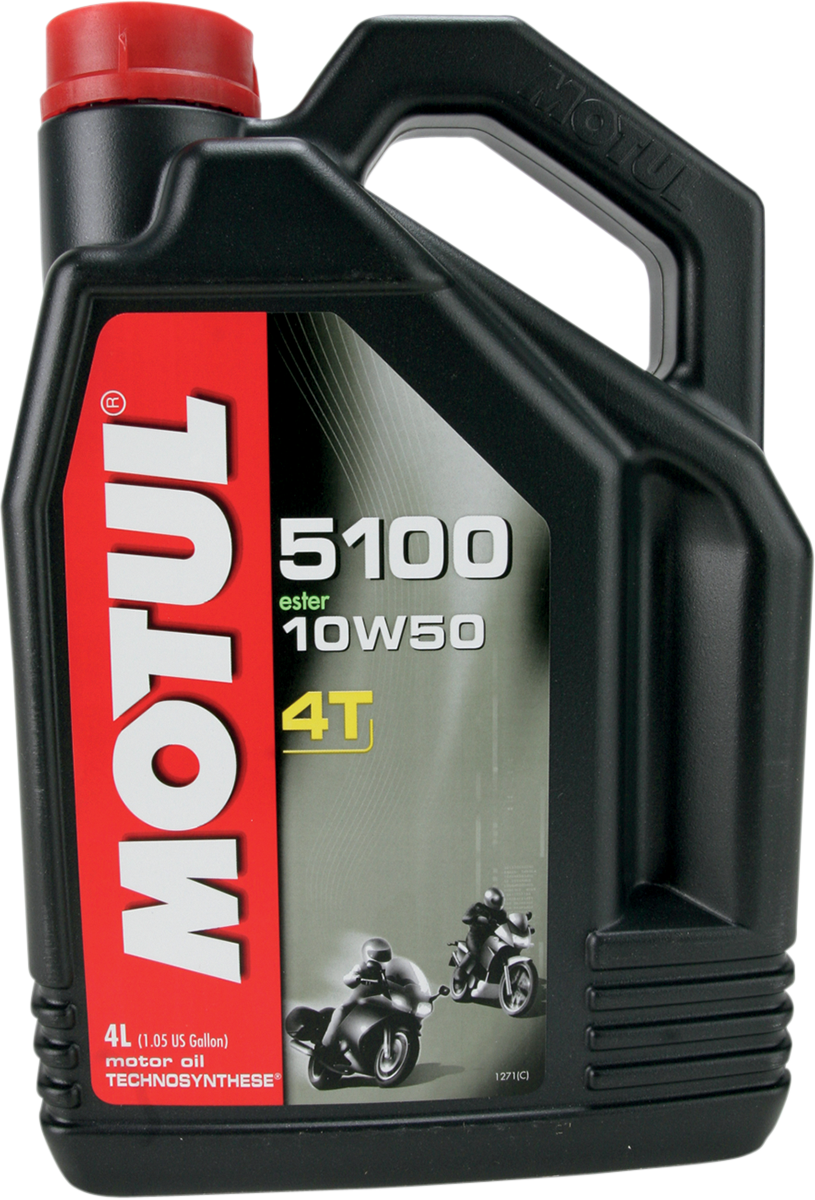 MOTUL 5100 4T Synthetic Blend Oil - 10W-50 - 4L 104076