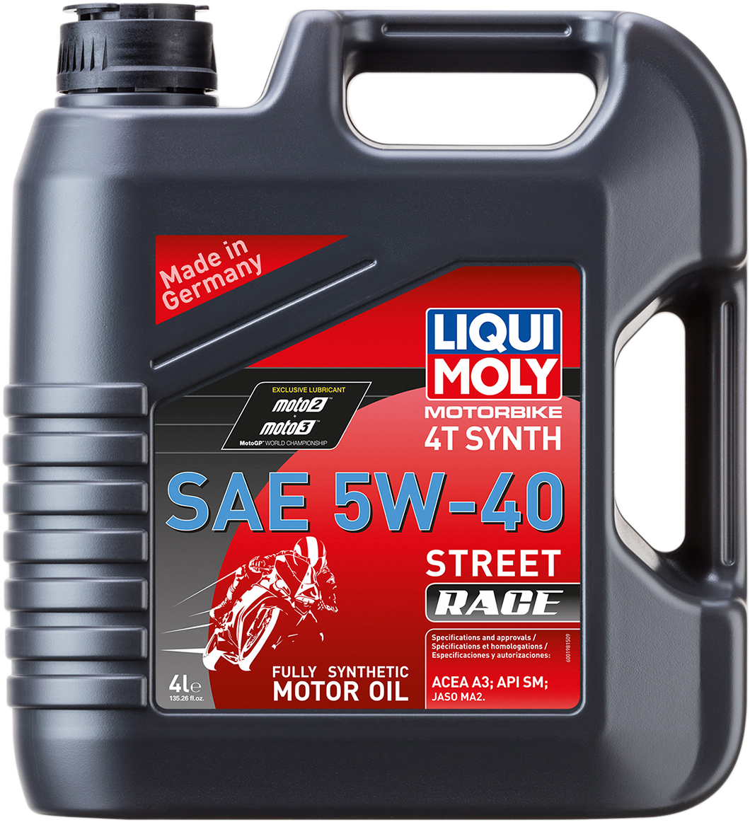 LIQUI MOLY Street Race Synthetic 4T Oil - 5W-40 - 4L 20076