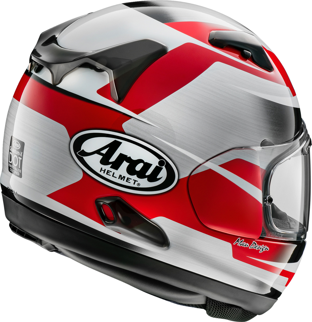 ARAI HELMETS Quantum-X Helmet - Steel - Red - XL 0101-18120