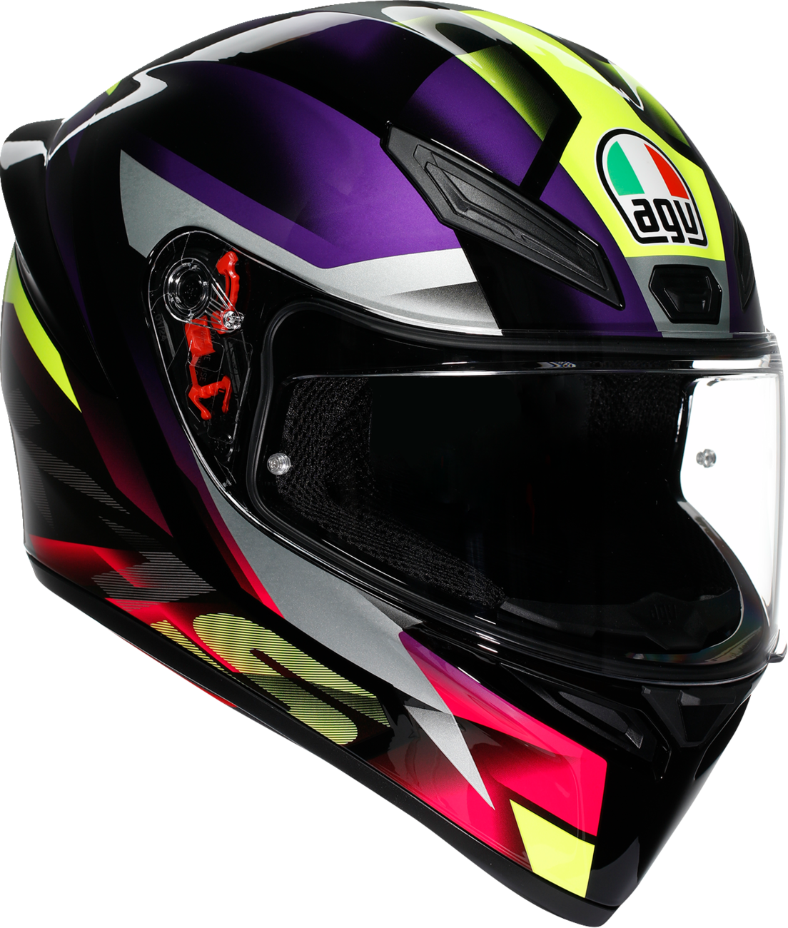 AGV K1 S Helmet - Fastlap - Black/Purple/Pink - XS 2118394003-065-XS