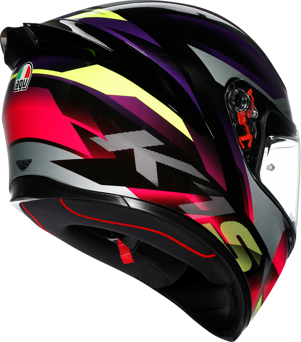 AGV K1 S Helmet - Fastlap - Black/Purple/Pink - XS 2118394003-065-XS