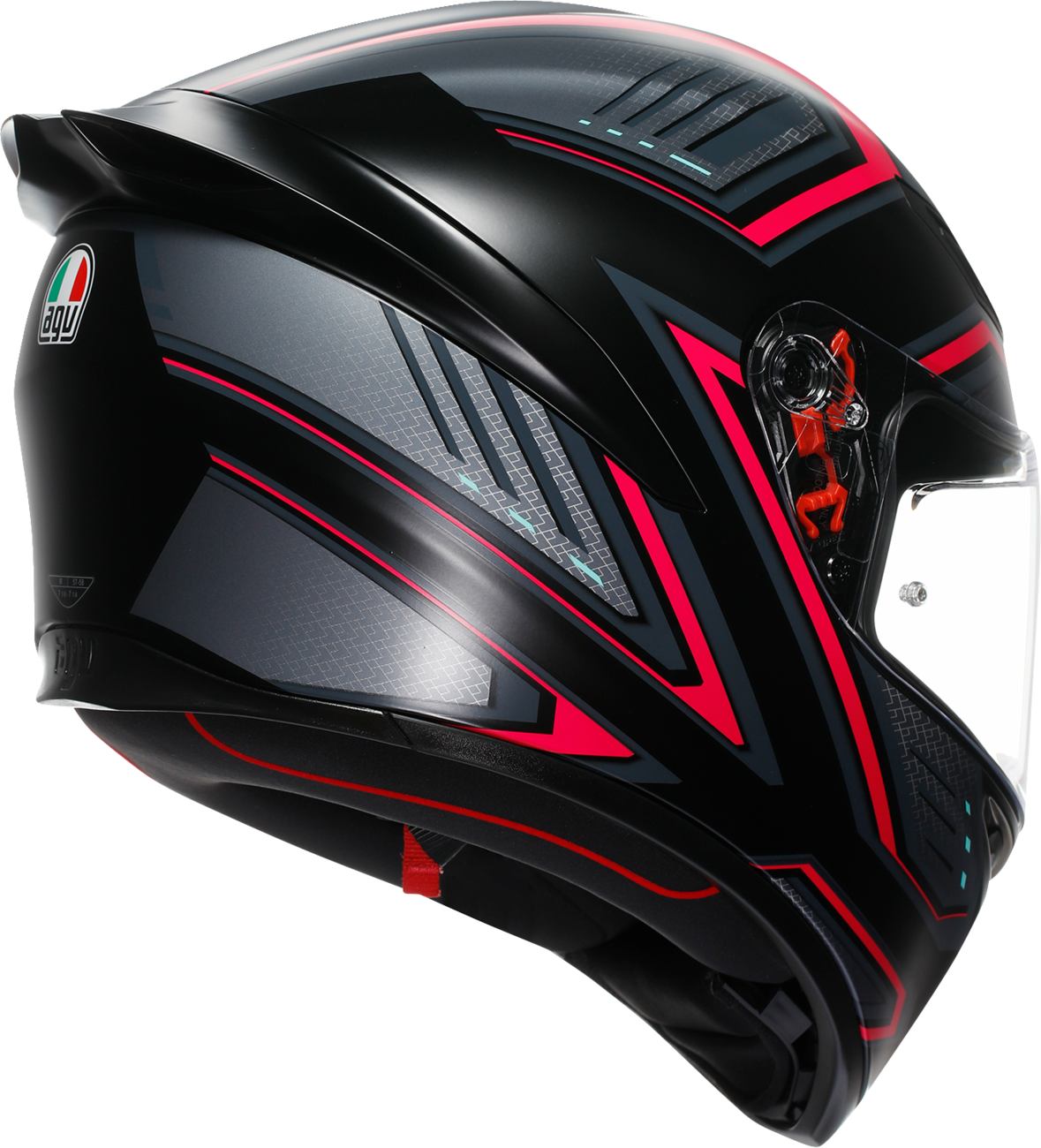 AGV K1 S Helmet - Sling - Matte Black/Pink - XS 2118394003-063-XS