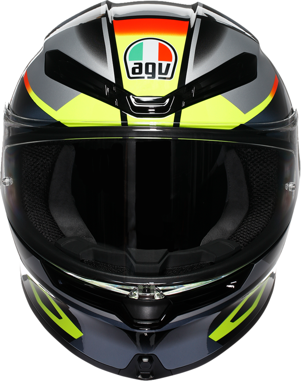 AGV K6 S Helmet - Erazer - Black/Red/Yellow Fluo - Small 2118395002-026-S