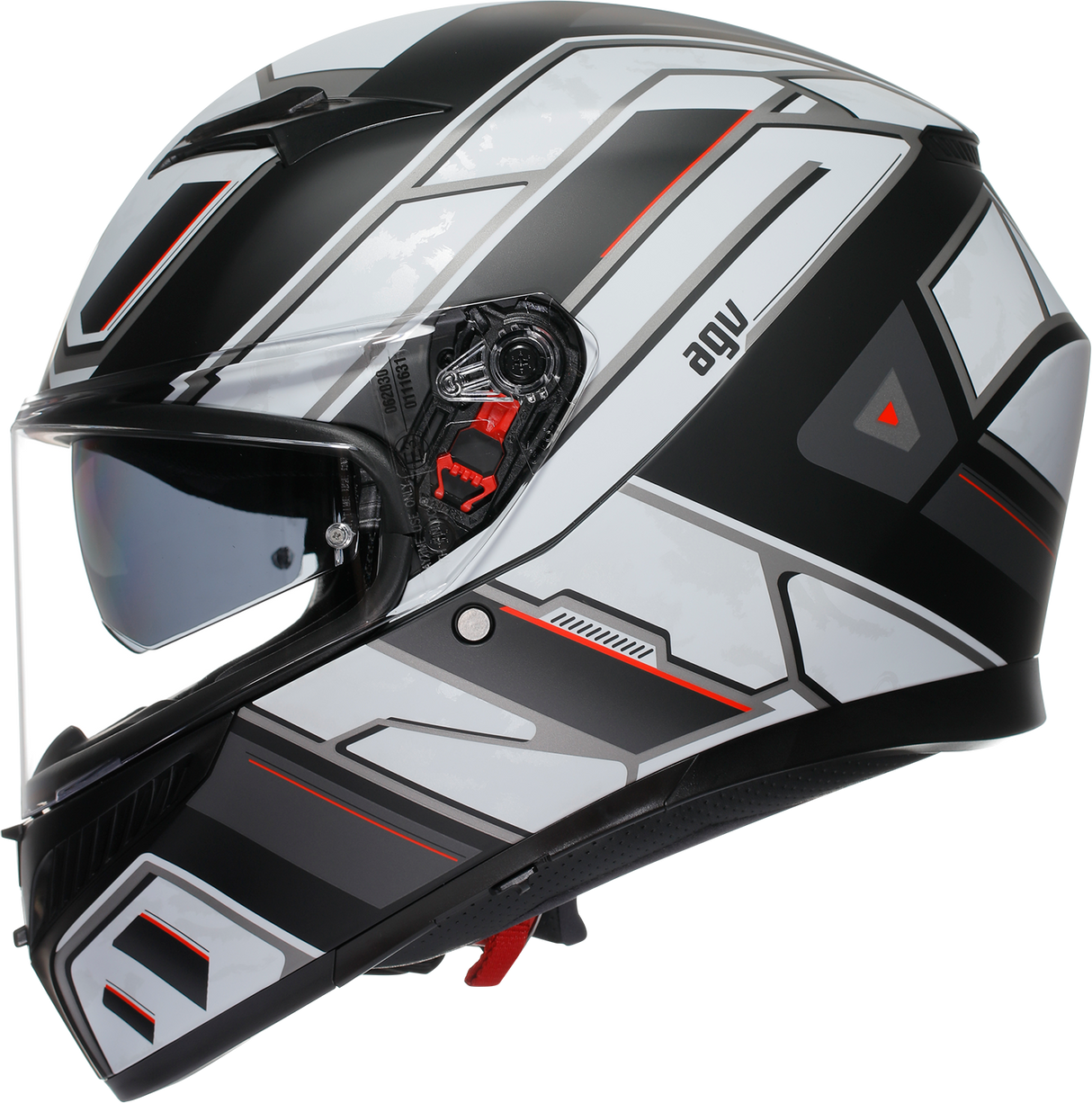 AGV K3 Helmet - Rivia - Matte Black/White - Small 2118381004-019-S