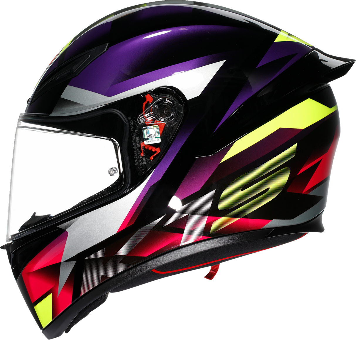 AGV K1 S Helmet - Fastlap - Black/Purple/Pink - XS 2118394003-065-XS