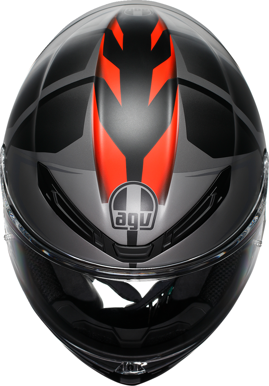 AGV K6 S Helmet - Karve - Matte Black/Gray/Red - Small 2118395002-024-S