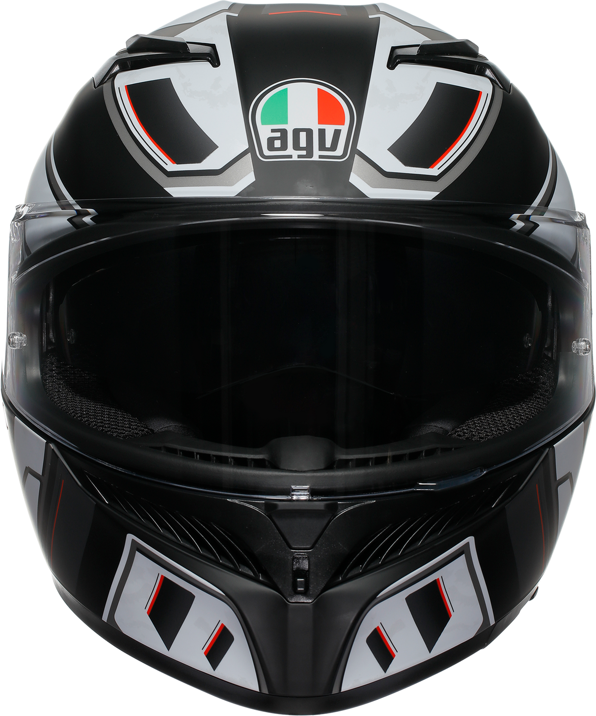 AGV K3 Helmet - Rivia - Matte Black/White - Small 2118381004-019-S