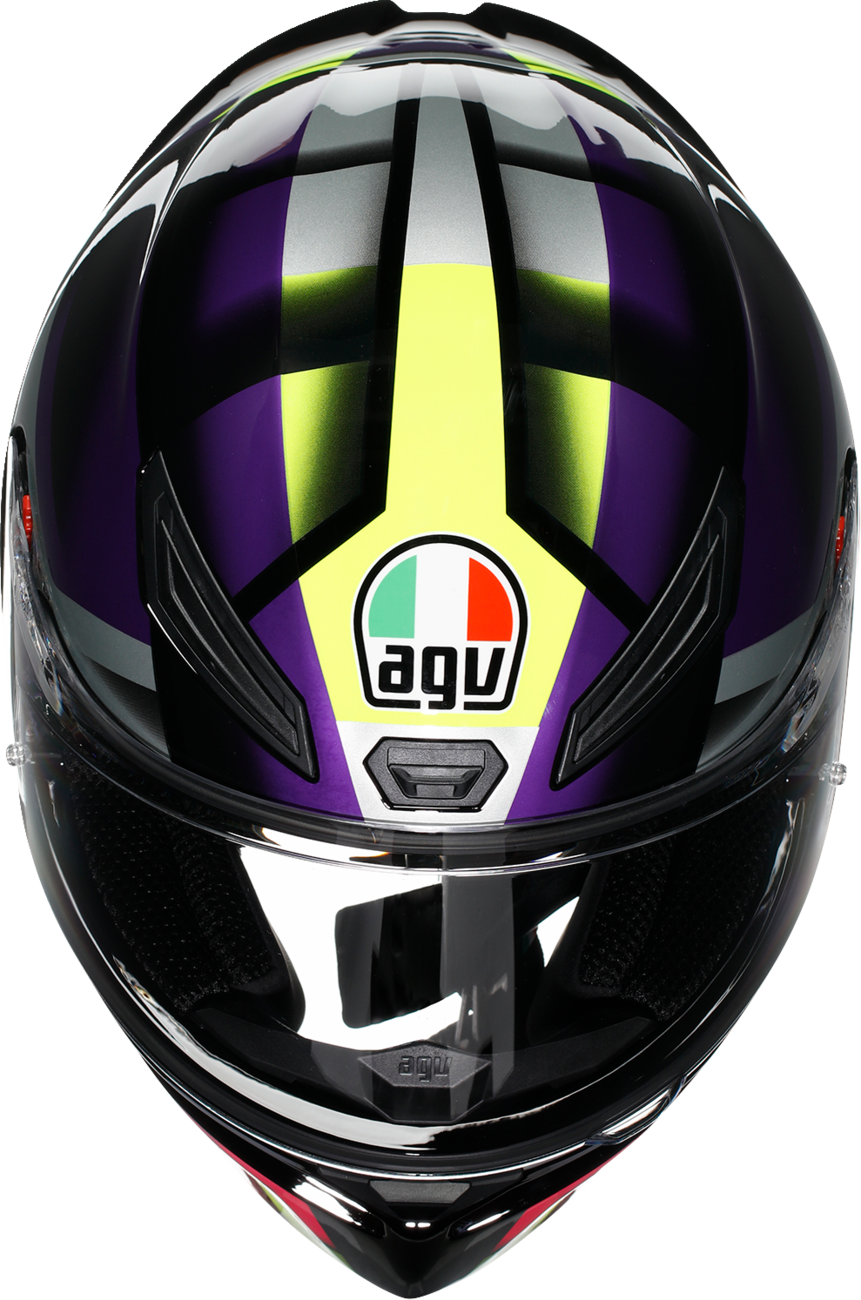 AGV K1 S Helmet - Fastlap - Black/Purple/Pink - XS 2118394003-065-XS