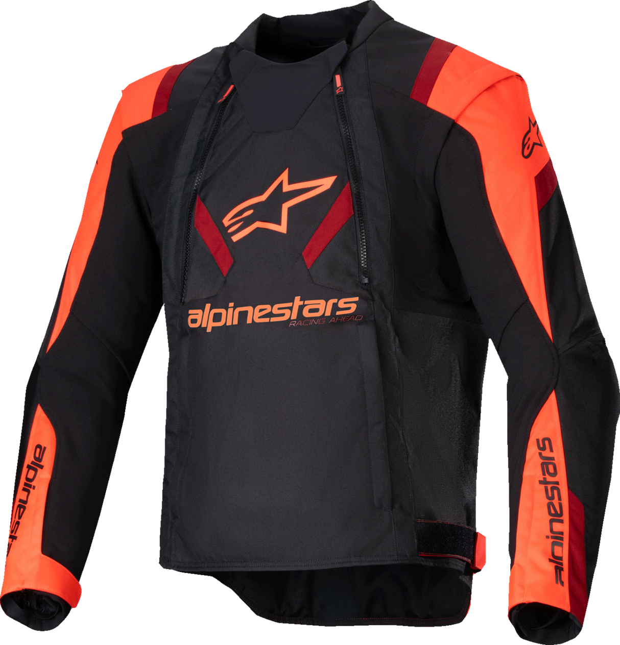 ALPINESTARS T-Stunt Air Jacket - Black/Red Fluo/Dark Red - Small 3301825-1365-S