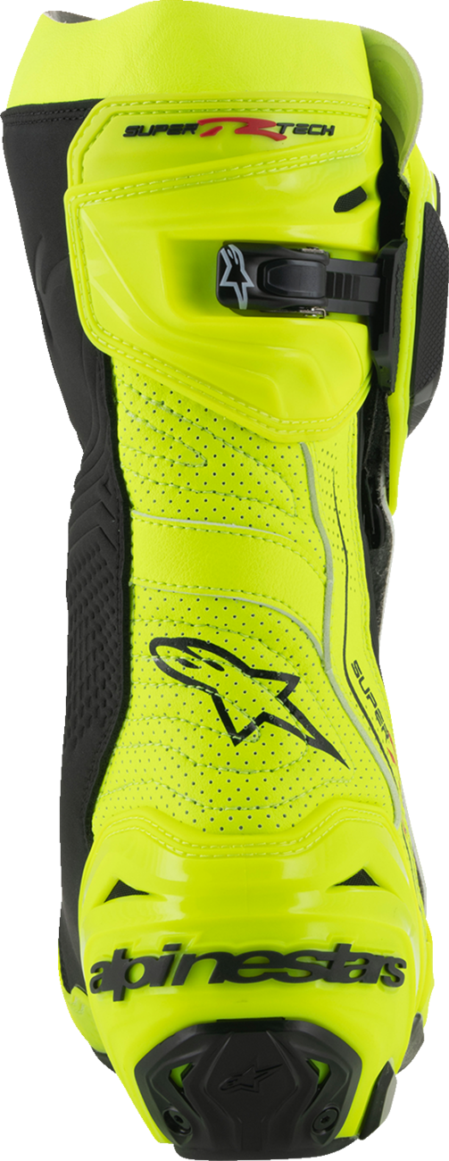 ALPINESTARS Supertech R Vented Boots - Fluorescent Yellow/Black - US 6 / EU 39 2220121-551-39