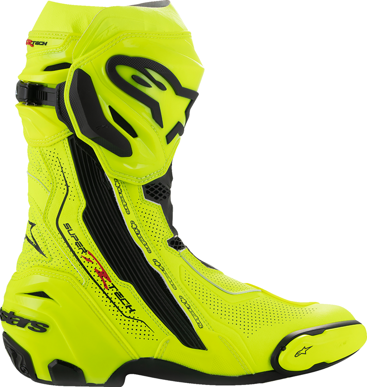 ALPINESTARS Supertech R Vented Boots - Fluorescent Yellow/Black - US 6 / EU 39 2220121-551-39