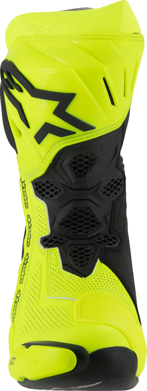 ALPINESTARS Supertech R Vented Boots - Fluorescent Yellow/Black - US 6 / EU 39 2220121-551-39