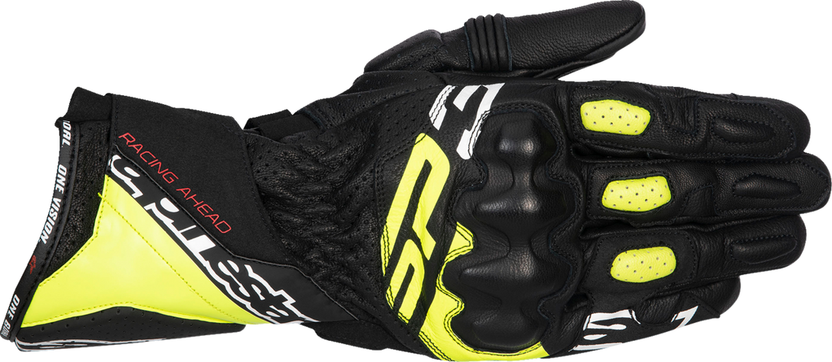 ALPINESTARS SP-3 Gloves - Black/Fluo Yellow/White - Small 3550925-158-S
