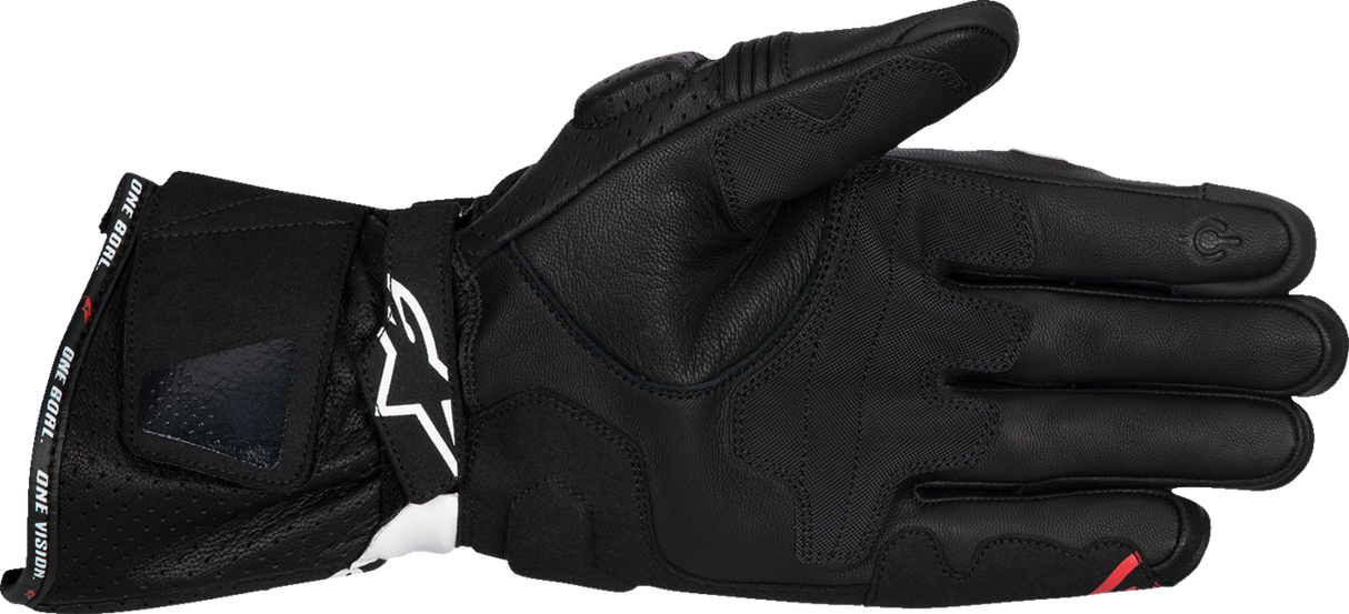 ALPINESTARS SP-3 Gloves - Black/White/Fluo Red - Small 3550925-1231-S