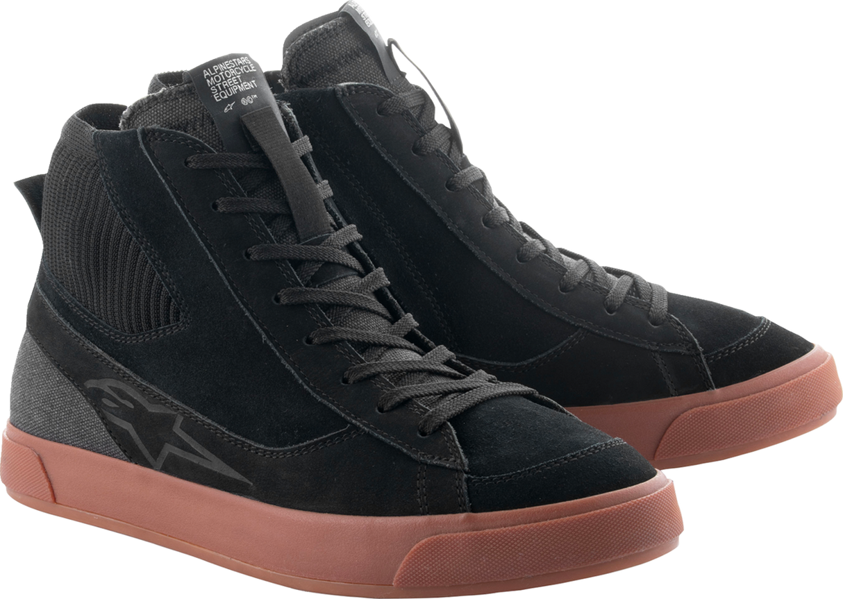 ALPINESTARS Stated Shoes - Black/Gum - US 8 2540124-1084-8
